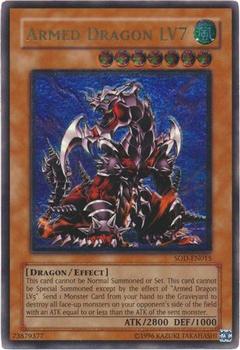 2004 Yu-Gi-Oh! Soul of the Duelist #SOD-EN015 Armed Dragon LV7 Front