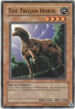 2004 Yu-Gi-Oh! Soul of the Duelist #SOD-EN029 The Trojan Horse Front