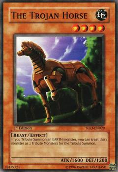 2004 Yu-Gi-Oh! Soul of the Duelist - 1st Edition #SOD-EN029 The Trojan Horse Front