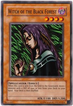 2003 Yu-Gi-Oh! Starter Deck Pegasus #SDP-014 Witch of the Black Forest Front