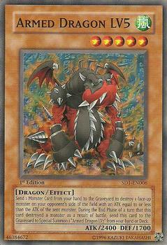 2005 Yu-Gi-Oh! Structure Deck Dragon's Roar 1st Edition #SD1-EN006 Armed Dragon LV5 Front