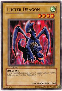2005 Yu-Gi-Oh! Structure Deck Dragon's Roar 1st Edition #SD1-EN003 Luster Dragon Front