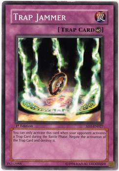 2005 Yu-Gi-Oh! Structure Deck Dragon's Roar 1st Edition #SD1-EN027 Trap Jammer Front