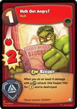 2012 Marvel Super Hero Squad Online #NNO Hulk Get Angry! Front