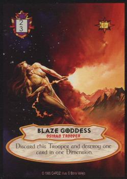 1995 Cardz Hyborian Gates #NNO Blaze Goddess Front