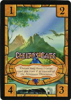 1995 Cardz Hyborian Gates #NNO Cleito's Gate Front