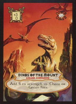 1995 Cardz Hyborian Gates #NNO Dinos of the Mount Front