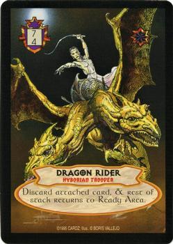 1995 Cardz Hyborian Gates #NNO Dragon Rider Front
