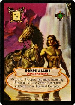 1995 Cardz Hyborian Gates #NNO Horse Allies Front