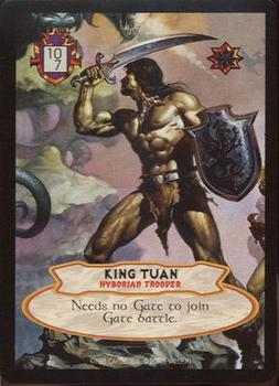 1995 Cardz Hyborian Gates #NNO King Tuan Front