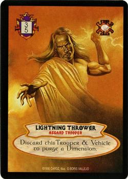 1995 Cardz Hyborian Gates #NNO Lightning Thrower Front