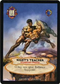 1995 Cardz Hyborian Gates #NNO Night's Teacher Front