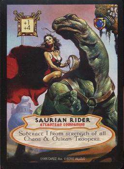 1995 Cardz Hyborian Gates #NNO Saurian Rider Front