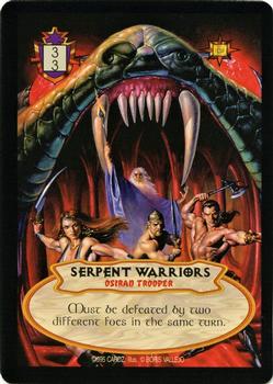 1995 Cardz Hyborian Gates #NNO Serpent Warriors Front