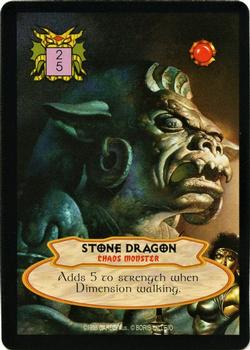 1995 Cardz Hyborian Gates #NNO Stone Dragon Front