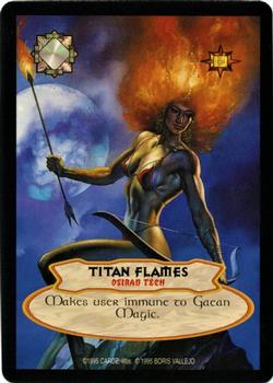 1995 Cardz Hyborian Gates #NNO Titan Flames Front