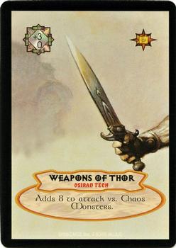 1995 Cardz Hyborian Gates #NNO Weapons of Thor Front