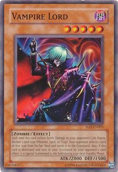 2005 Yu-Gi-Oh! Structure Deck Zombie Madness English #SD2-EN003 Vampire Lord Front