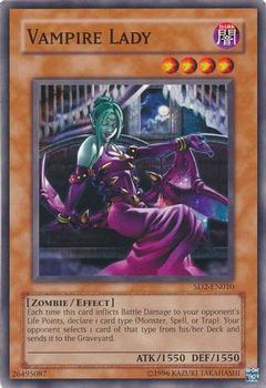 2005 Yu-Gi-Oh! Structure Deck Zombie Madness English #SD2-EN010 Vampire Lady Front
