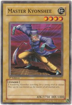 2005 Yu-Gi-Oh! Structure Deck Zombie Madness English 1st Edition #SD2-EN002 Master Kyonshee Front
