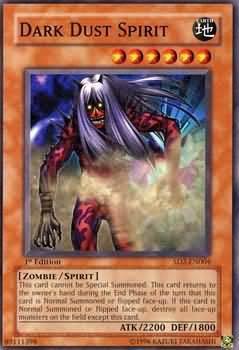 2005 Yu-Gi-Oh! Structure Deck Zombie Madness English 1st Edition #SD2-EN004 Dark Dust Spirit Front