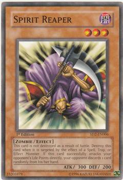 2005 Yu-Gi-Oh! Structure Deck Zombie Madness English 1st Edition #SD2-EN006 Spirit Reaper Front