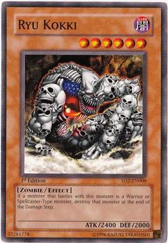 2005 Yu-Gi-Oh! Structure Deck Zombie Madness English 1st Edition #SD2-EN008 Ryu Kokki Front