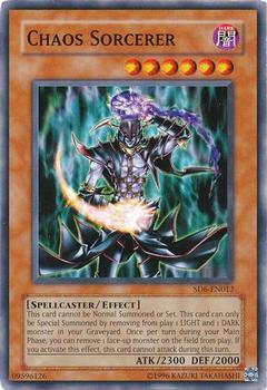 2006 Yu-Gi-Oh! Spellcaster's Judgment English #SD6-EN012 Chaos Sorcerer Front
