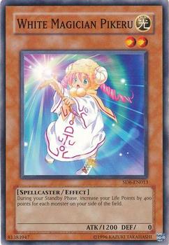 2006 Yu-Gi-Oh! Spellcaster's Judgment English #SD6-EN013 White Magician Pikeru Front