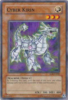 2006 Yu-Gi-Oh! Enemy of Justice #EOJ-EN008 Cyber Kirin Front