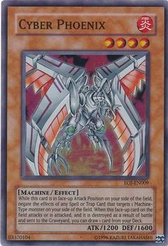 2006 Yu-Gi-Oh! Enemy of Justice #EOJ-EN009 Cyber Phoenix Front