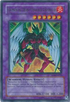 2006 Yu-Gi-Oh! Enemy of Justice #EOJ-EN032 Elemental Hero Phoenix Enforcer Front