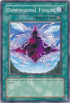 2006 Yu-Gi-Oh! Enemy of Justice #EOJ-EN047 Dimensional Fissure Front