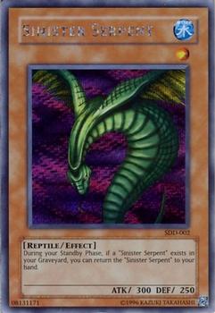 2003 Yu-Gi-Oh! Stairway to the Destined Duel #SDD-002 Sinister Serpent Front