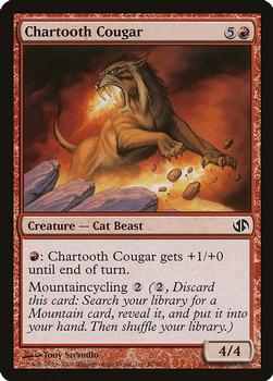 2008 Magic the Gathering Duel Decks: Jace vs. Chandra #47 Chartooth Cougar Front