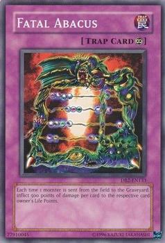 2005 Yu-Gi-Oh! Dark Beginning 2 #DB2-EN133 Fatal Abacus Front