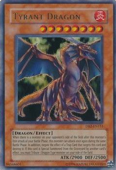 2005 Yu-Gi-Oh! Dark Beginning 2 #DB2-EN151 Tyrant Dragon Front