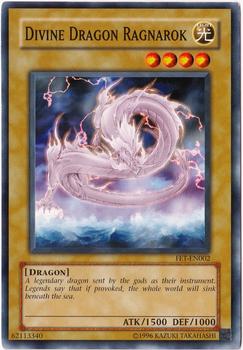2005 Yu-Gi-Oh! Flaming Eternity #FET-EN002 Divine Dragon Ragnarok Front