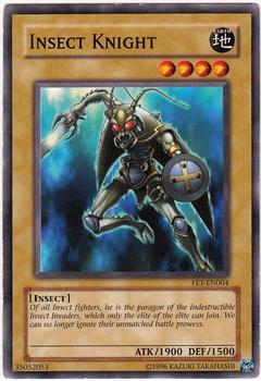2005 Yu-Gi-Oh! Flaming Eternity #FET-EN004 Insect Knight Front