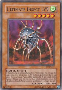 2005 Yu-Gi-Oh! Flaming Eternity #FET-EN007 Ultimate Insect LV5 Front