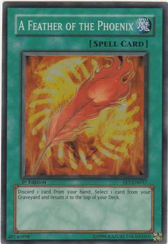 2005 Yu-Gi-Oh! Flaming Eternity #FET-EN037 A Feather of the Phoenix Front