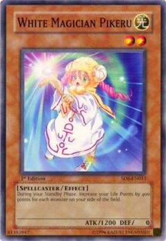2006 Yu-Gi-Oh! Spellcaster's Judgment English 1st Edition #SD6-EN013 White Magician Pikeru Front
