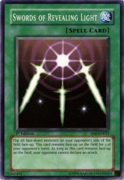2006 Yu-Gi-Oh! Spellcaster's Judgment English 1st Edition #SD6-EN021 Swords of Revealing Light Front