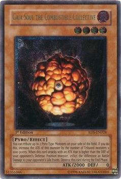 2004 Yu-Gi-Oh! Rise of Destiny 1st Edition #RDS-EN028 Gaia Soul the Combustible Collective Front