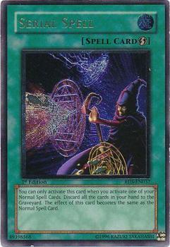 2004 Yu-Gi-Oh! Rise of Destiny 1st Edition #RDS-EN037 Serial Spell Front