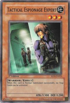 2004 Yu-Gi-Oh! Rise of Destiny 1st Edition #RDS-EN023 Tactical Espionage Expert Front