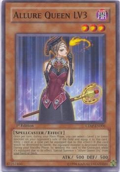 2006 Yu-Gi-Oh! Cyberdark Impact 1st Edition #CDIP-EN006 Allure Queen LV3 Front