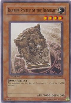 2006 Yu-Gi-Oh! Cyberdark Impact 1st Edition #CDIP-EN022 Barrier Statue of the Drought Front