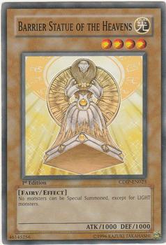 2006 Yu-Gi-Oh! Cyberdark Impact 1st Edition #CDIP-EN023 Barrier Statue of the Heavens Front