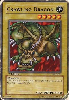 2002 Yu-Gi-Oh! Metal Raiders 1st Edition #MRD-012 Crawling Dragon Front